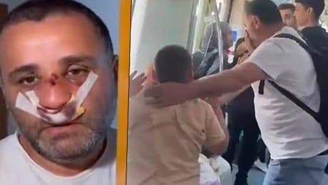 Marmaray'da çocuklarının yanında babayı yumruklayanlar için karar!