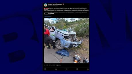 Brésil: deux Français meurent dans un impressionnant accident de la route