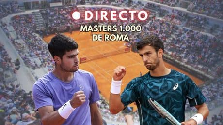 Carlos Alcaraz - Lorenzo Musetti, en directo: última hora y resultado de la semifinal del Masters 1.000 de Roma