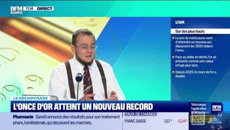 l'once d'or atteint un nouveau record