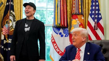 Painfully soft and inane questions for Musk's White House swan song