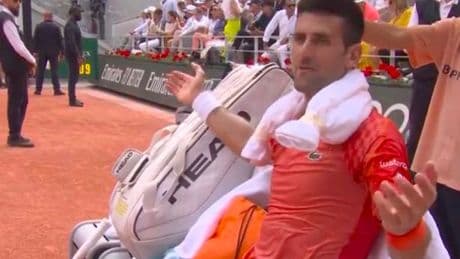 Novak Djokovic's extraordinary meltdown when tempers boiled over at French Open