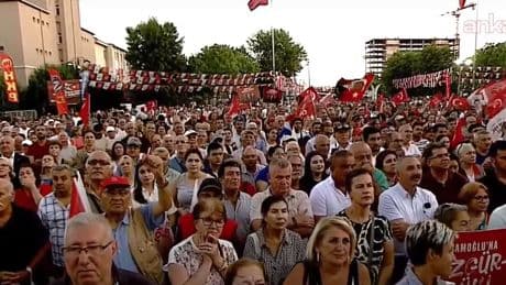 Millet İradesine Sahip Çıkıyor mitingi Büyükçekmece'de başladı