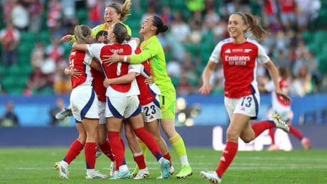 Will Arsenal hold a trophy celebration after winning Women’s Champions League?