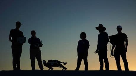 This Quadruped Robot Trains As A Field Partner In Future Mars Missions