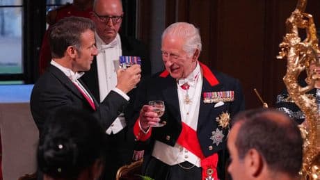 King speaks of UK and France’s deepening co-operation amid ‘profound challenges’