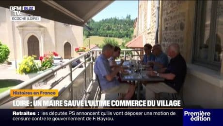 Loire: le maire d'Écoche sauve l'ultime commerce du village en rénovant un bâtiment