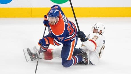 McDavid talks about Oilers facing possible elimination in Game 6 of Stanley Cup final