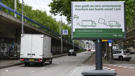 De ‘gewenningsperiode’ is voorbij, vanaf nu boetes in zero-emissiezones