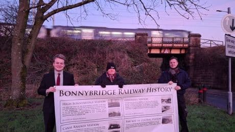 Falkirk councillors 'won't give up' on dream of Bonnybridge train station