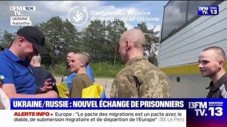 Un nouvel échange de prisonniers entre l'Ukraine et la Russie est en cours
