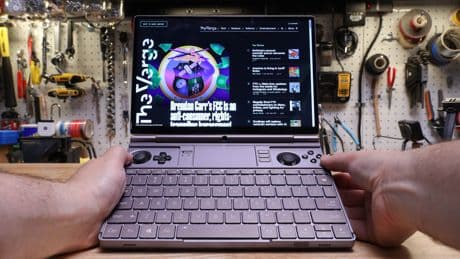 This surprisingly competent laptop doubles as a gaming handheld