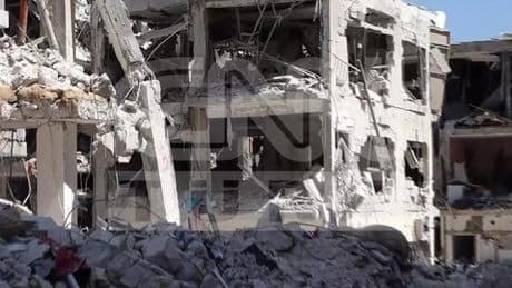 CNN TÜRK GÖRÜNTÜLEDİ: İşte İran saldırısında yıkılan Tel Aviv