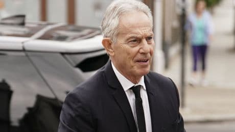No 10 defends net-zero policies after Tony Blair brands them ‘irrational’