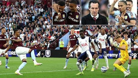 Aston Villa 2-0 Tottenham: Ange Postecoglou's side lose last game before Europa League final as hosts remain on track to qualify for Champions League