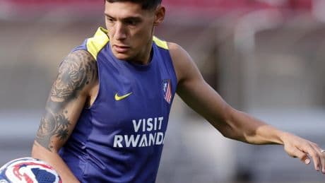 "Estamos bien, preparando el partido con muchas ganas""