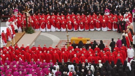 What happens next after a pope dies, according to recent history