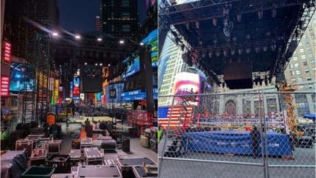 La velada callejera con un ring en medio de Times Square y tres estrellas del boxeo