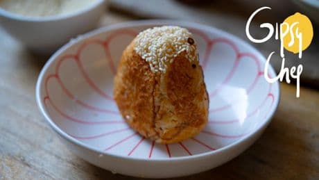 El onigiri de sobrasada increíble e innovador de Gipsy Chef