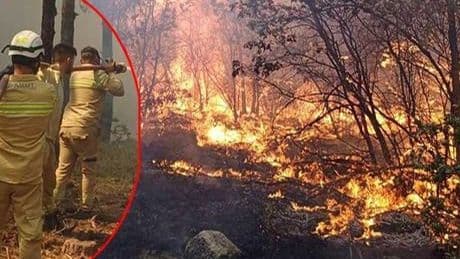 Yangında şehit olan AKUT ekibinin son görüntüsü ortaya çıktı