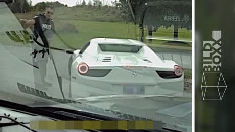 Temposünder in Luxuskarre - Ferrari-Heulsuse sorgt für Lacher