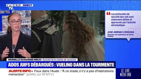 Affaire Vueling: "Tous les témoignages sont concordants", explique l'avocate de la colonie de vacances qui réfute la version du chahut