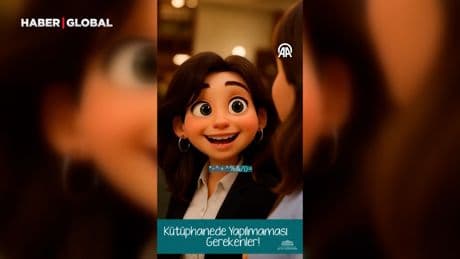 Cumhurbaşkanlığı Millet Kütüphanesinden "animasyonlu" paylaşım