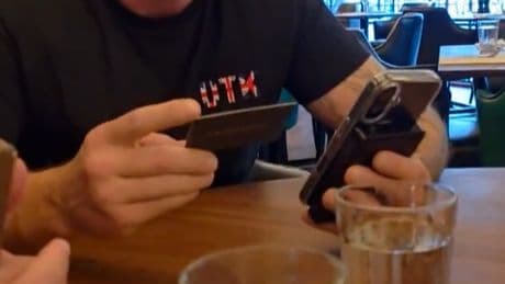 Moment Tommy Robinson is ‘kicked out of restaurant’ because staff ‘don’t feel comfortable serving him’