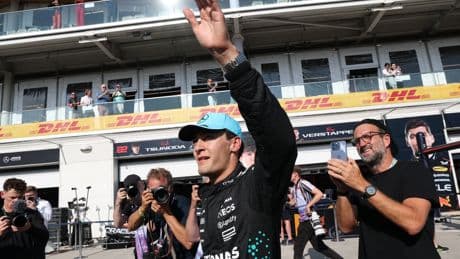 George Russell pips Max Verstappen to Canadian Grand Prix pole as Yuki Tsunoda hit by grid penalty