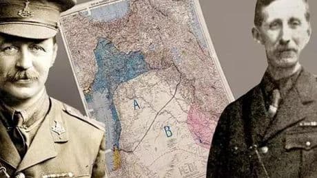 Sykes-Picot anlaşmasının arkasındaki gizli el bir kadına ait! İşte Osmanlı'nın paylaşıldığı harita