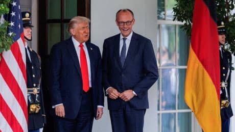 Beifall für Merz: Der mit dem Trump tanzt