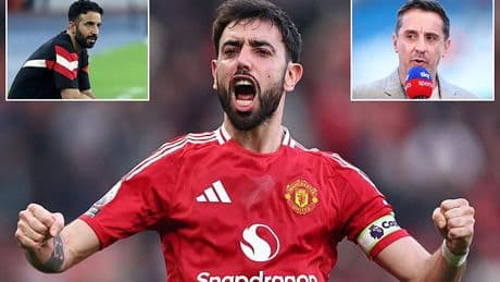 Gary Neville gives his verdict on Bruno Fernandes 'turning down £200m Al-Hilal deal' - and names the position Man United need to strengthen