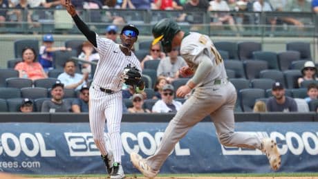 Yankees’ Jazz Chisholm shows off arm strength in field for all-around stellar showing