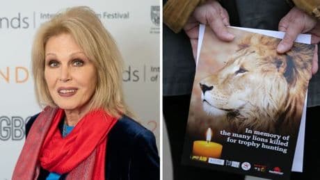 Dame Joanna Lumley 'shocked' by governments' failure to stop trophy hunting