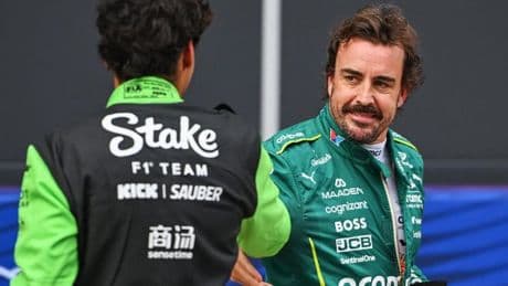 Alonso, pletórico: "Estuvimos cerca de la pole, así que súper contento"