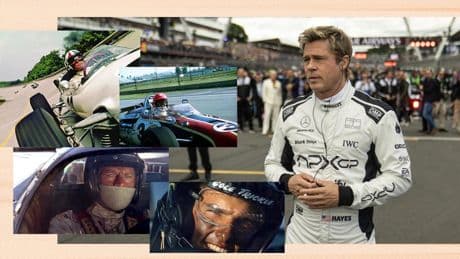 Si parpadean, se lo pierden: Brad Pitt, a rebufo de James Garner, Paul Newman o Steve McQueen en 'F1: la película'