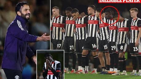 Man United make decision on appeal after Grimsby Town fielded an ineligible player in Carabao Cup win over Ruben Amorim's side