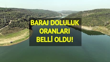 Baraj doluluk oranları belli oldu! İşte 29 Mayıs 2025 İstanbul 'İSKİ baraj doluluk oranları'