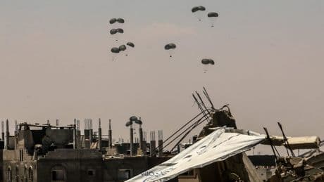 Britain is airdropping aid in Gaza – here’s why that’s a problem