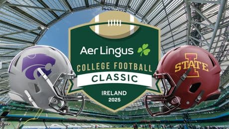 Here’s how to watch the 2025 Aer Lingus College Football Classic between Iowa State and Kansas State