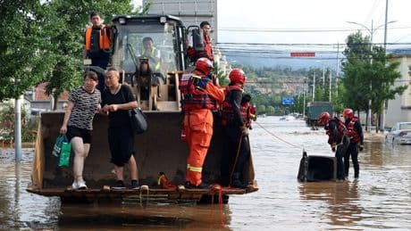 Zeker dertig doden door noodweer rond Chinese hoofdstad Beijing