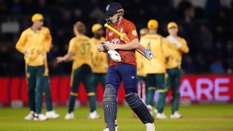 Harry Brook describes England’s rain-affected T20 as ‘a bit of a shambles’