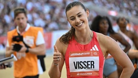 Visser loopt Nederlands record bij Diamond League-wedstrijd in Polen