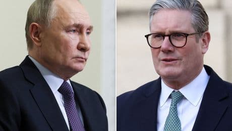 Putin cannot be trusted ‘as far as you could throw him’, Starmer warns