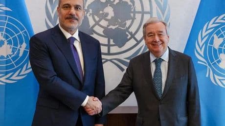 Dışişleri Bakanı Hakan Fidan, BM Genel Sekreteri Guterres ile görüştü