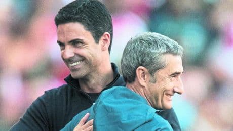 Valverde reconoce la clara superioridad del Arsenal