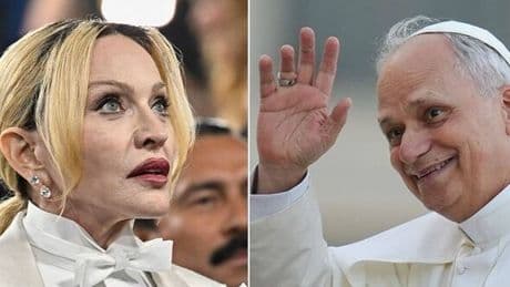 How is Madonna related to the Pope? The singer's hilarious reaction was 'Like A Prayer'