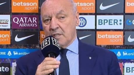 <p>Marotta rivendica il mercato Inter: &quot;Un atto di forza&quot;. Poi scarica su Conte le pressioni Scudetto</p>