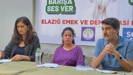 Elazığ Emek ve Barış Demokrasi Platformu Barış Paneli: Barış için örgütlenip, birlikte mücadele etmeliyiz