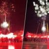 Zij zijn alvast klaar voor de Champions League-finale: PSG-fans zorgen voor spetterend vuurwerk aan Eiffeltoren